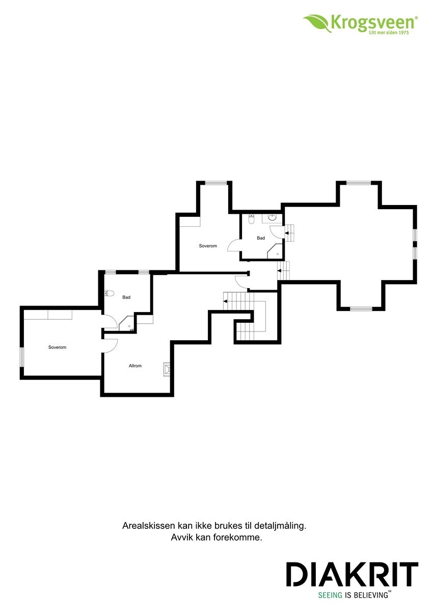 Plantegning 2. etasje Galleribilde