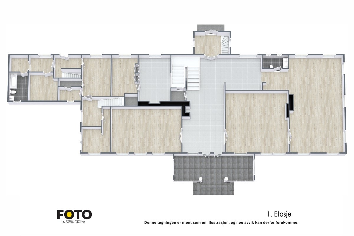 Staur Gard_1 etg hovedbygning Galleribilde