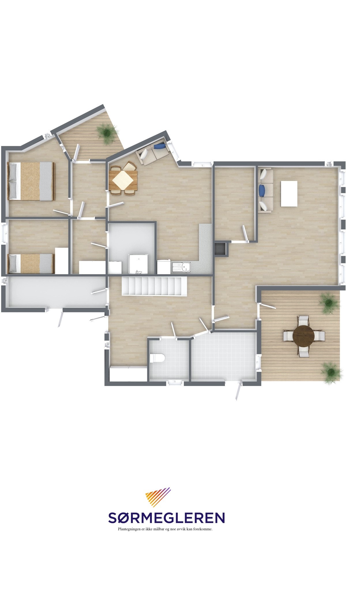 Plantegning 1. etg. Galleribilde