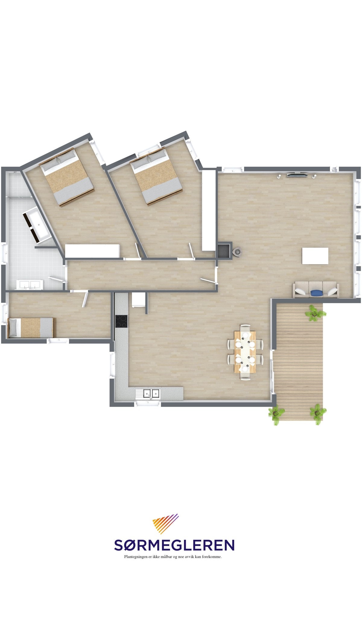 Plantegning 2. etg. Galleribilde