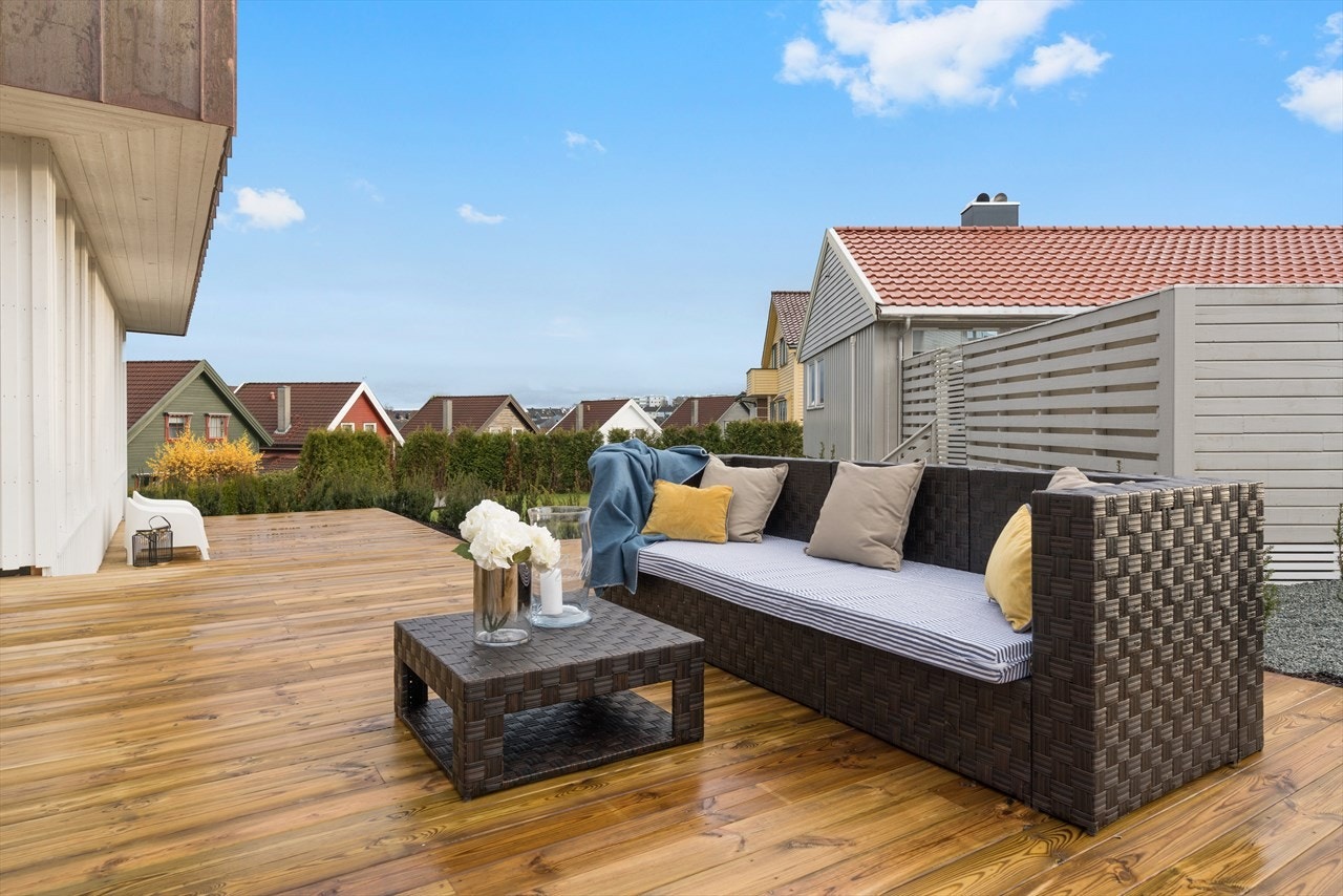 Terrassen har flere nivå Galleribilde