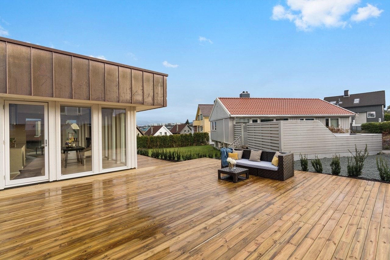 Stor terrasse Galleribilde