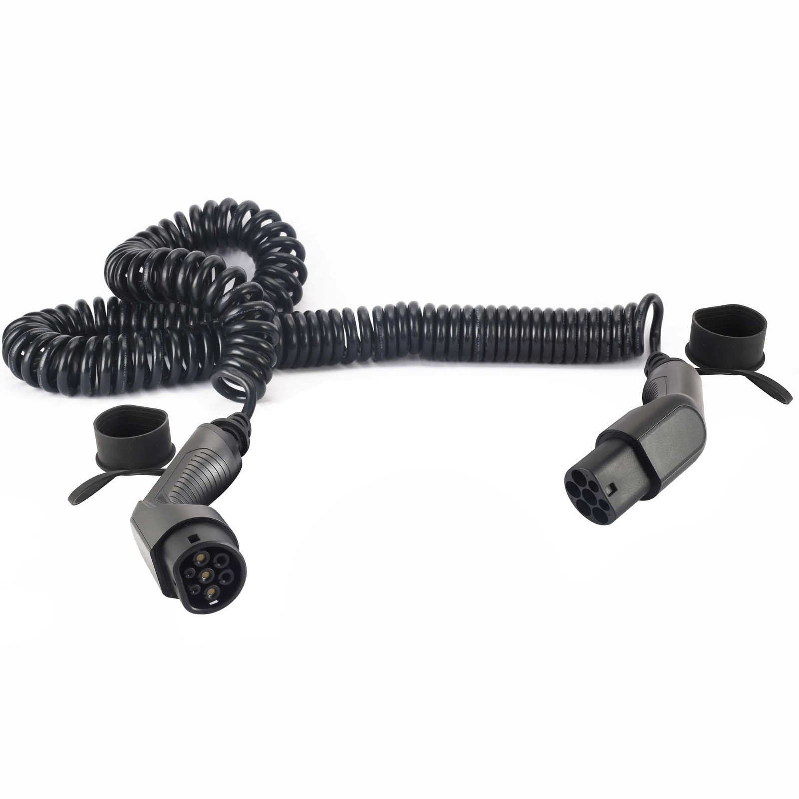 EBG, Type 2 til type 2 spiral ladekabel, 32A1 fas, 7.4 kW EBG Type 2 til type 2 ladekabel 32A 1 fas