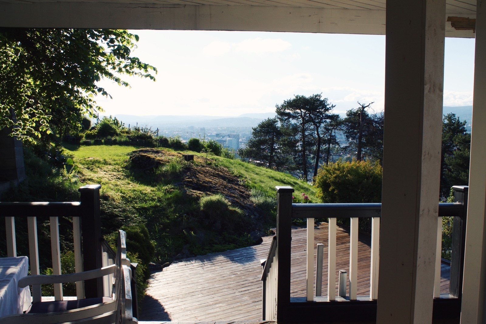 Terrasse utsikt Galleribilde