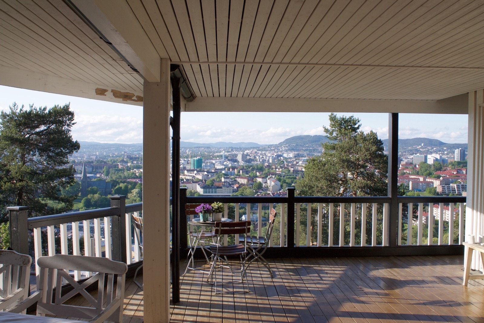 Terrasse utsikt Galleribilde