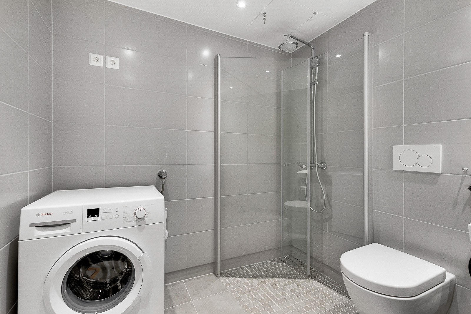 Vaskemaskin klar til bruk. Galleribilde