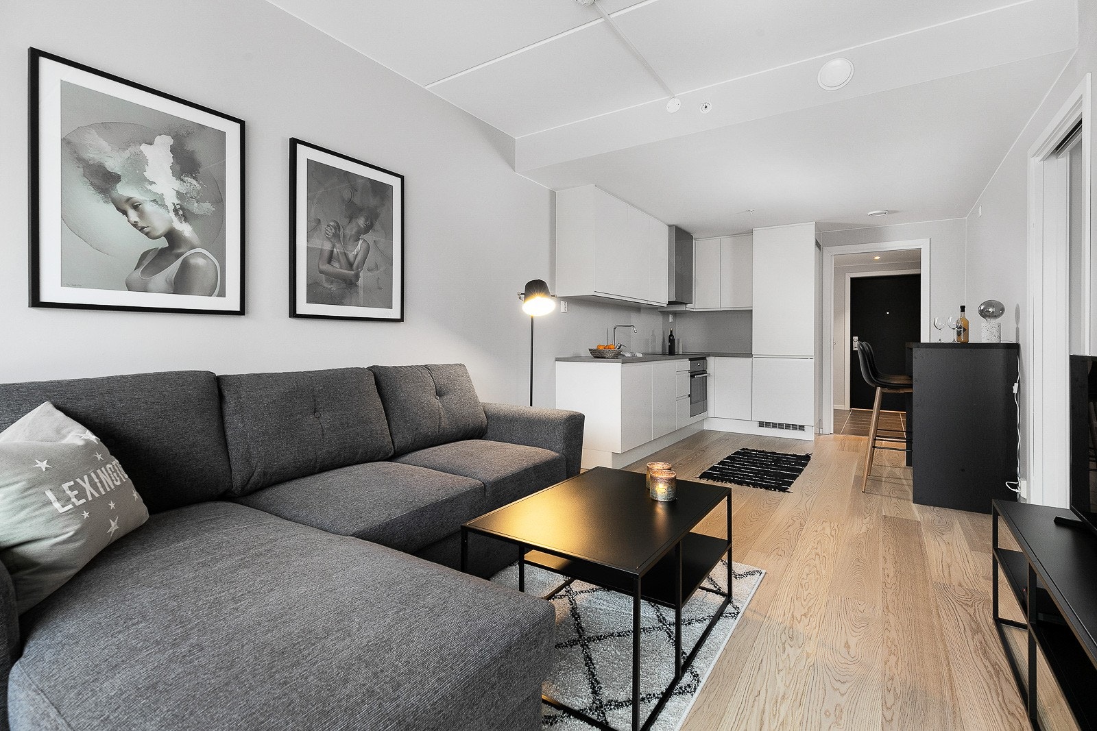 Åpen kjøkkenløsning. Galleribilde