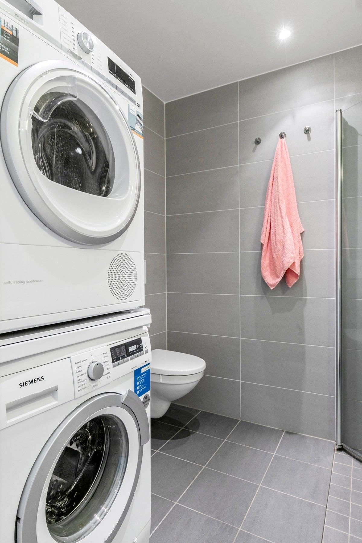 bad med opplegg til vaskemaskin Galleribilde