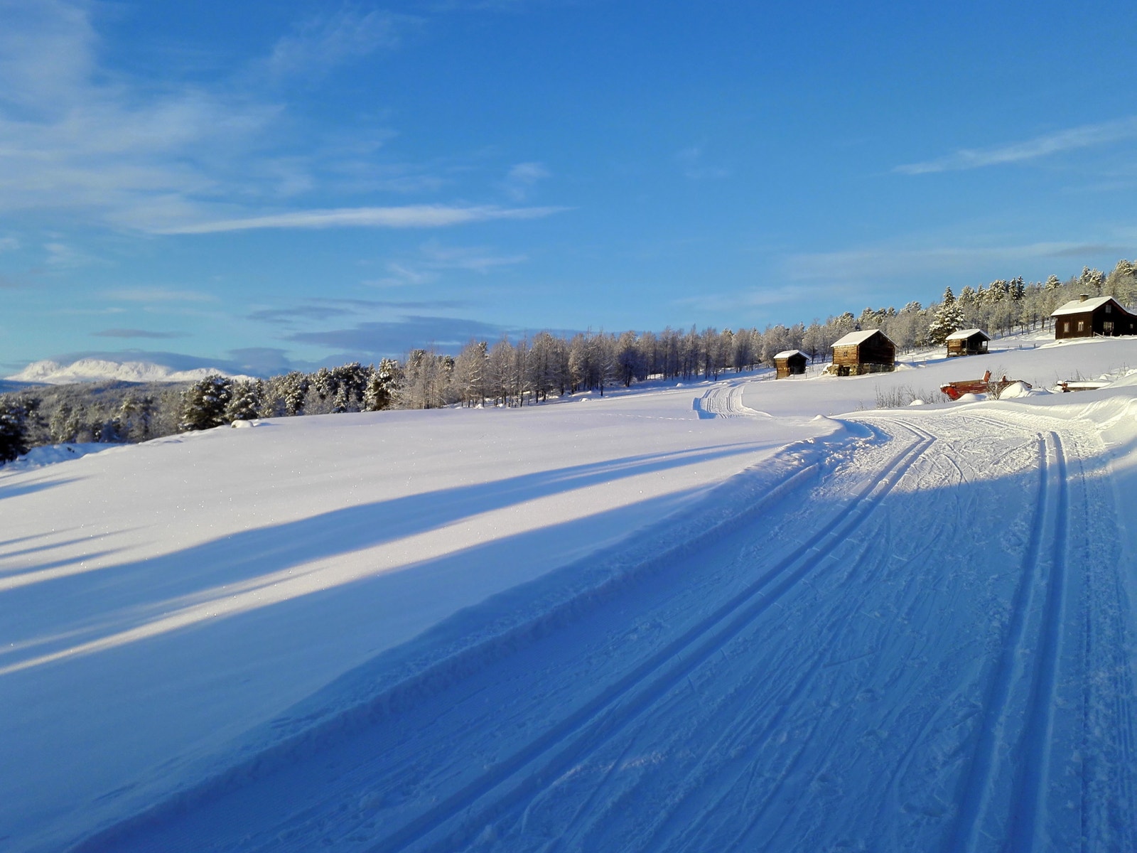 Rett bak Fjell-Ljom boligfelt passerer Gamlevegen, med skiløypa bortover bygda til Lia Fjellhotell, evt. følg løypa opp til Ruperanden, og løypenettet på Skurdalsåsen. Galleribilde