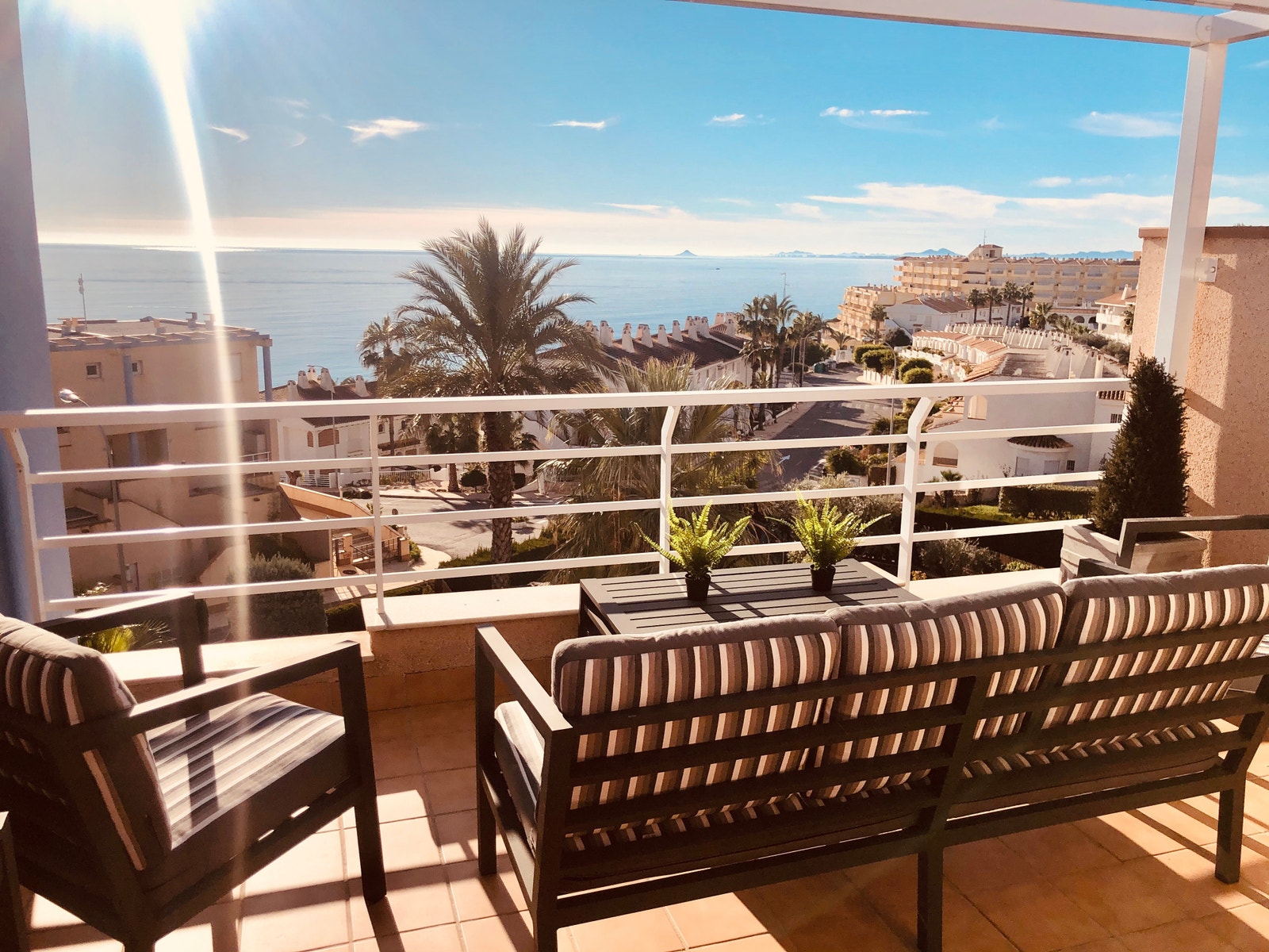 Utsikt fra takterrassen Galleribilde