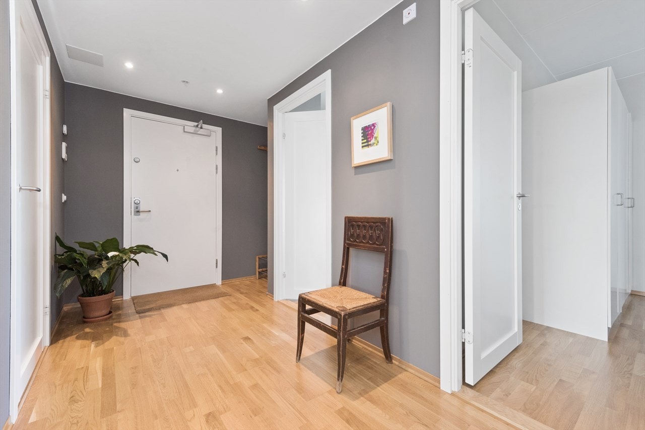 Romslig entre. Galleribilde