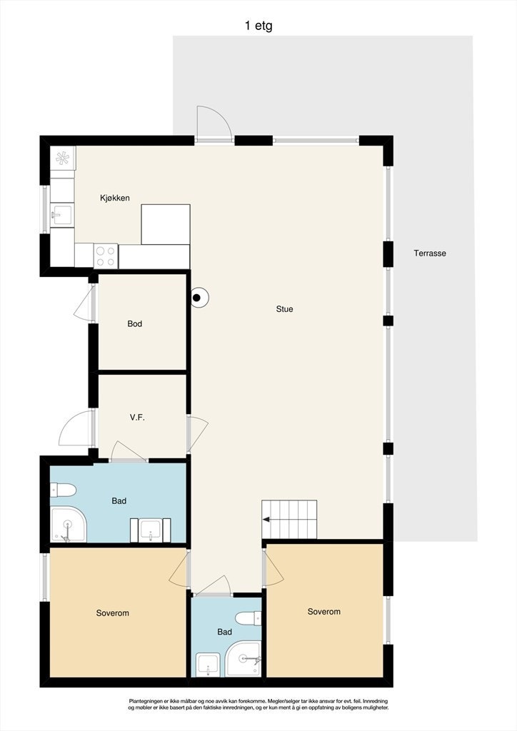 2dplan og 1 Galleribilde