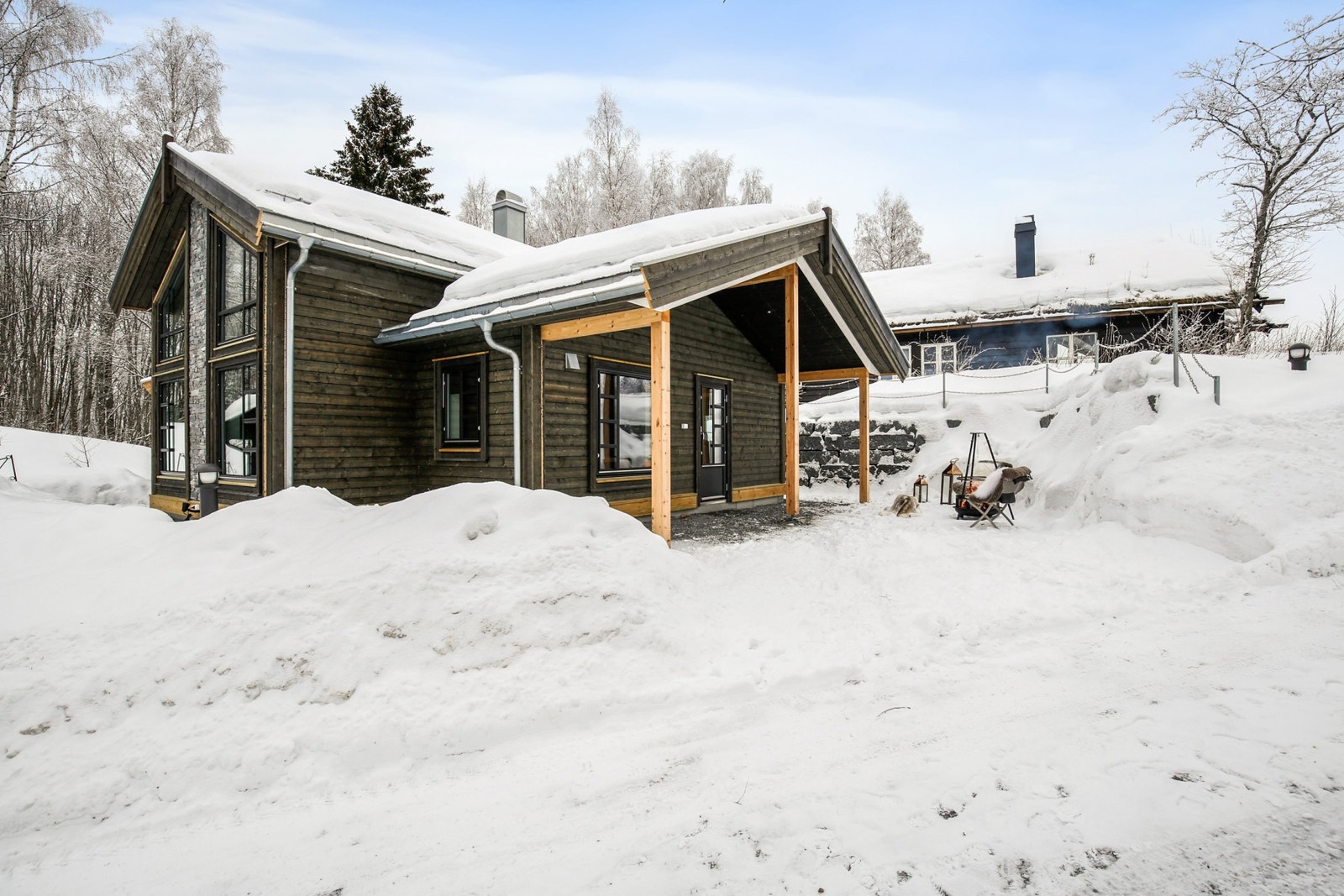 Midthø visningshytte på Norsk Hyttesenter (foto). Galleribilde