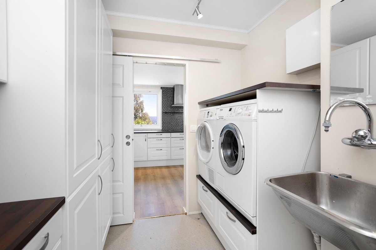 Gode oppbevaringsmuligheter har man også Galleribilde