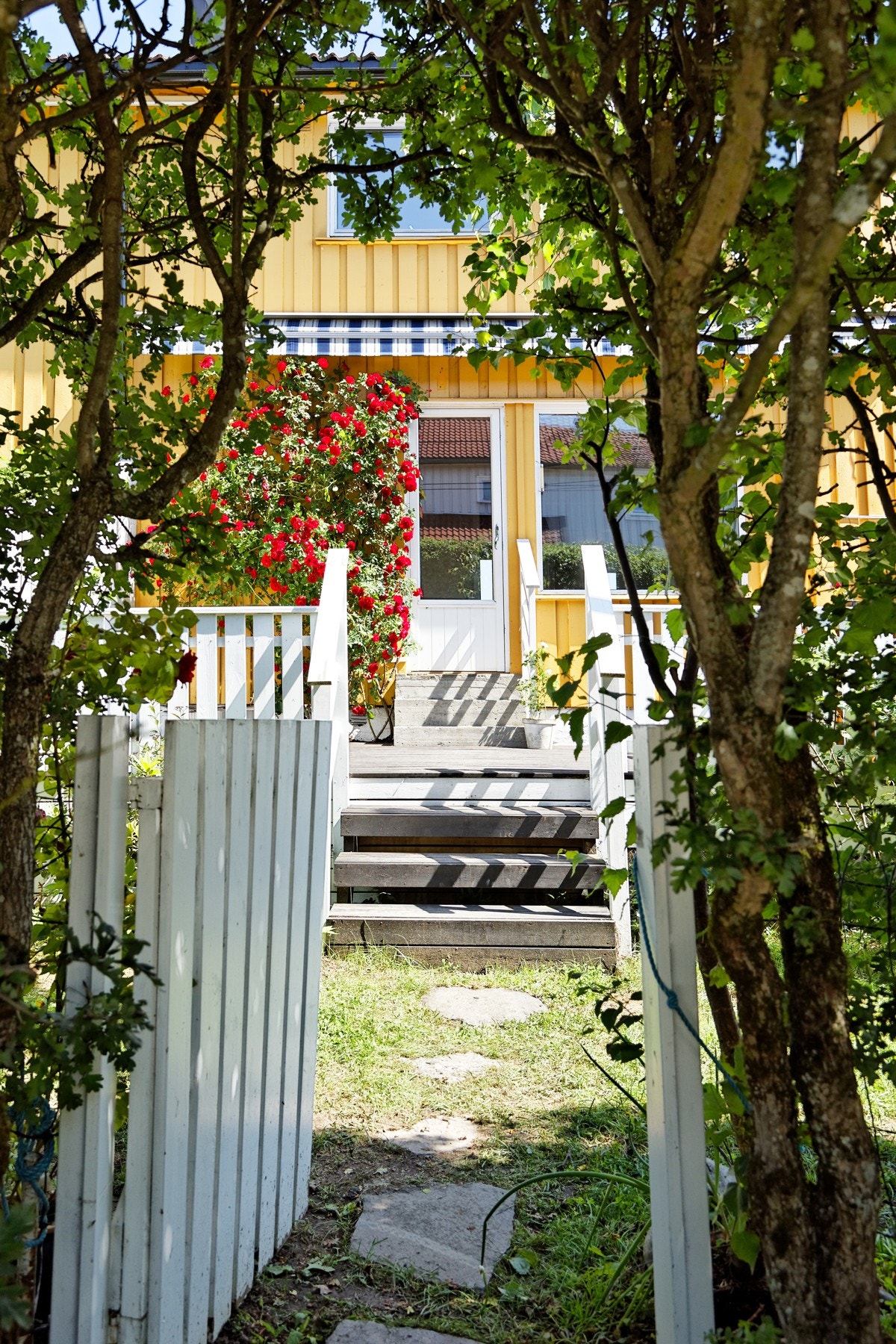 Port som fører ut mot veien Galleribilde