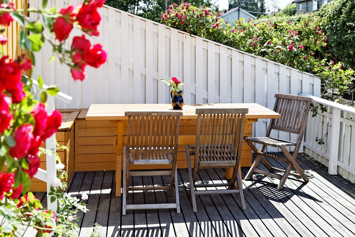 og gode muligheter for å sette ut spisebord Galleribilde