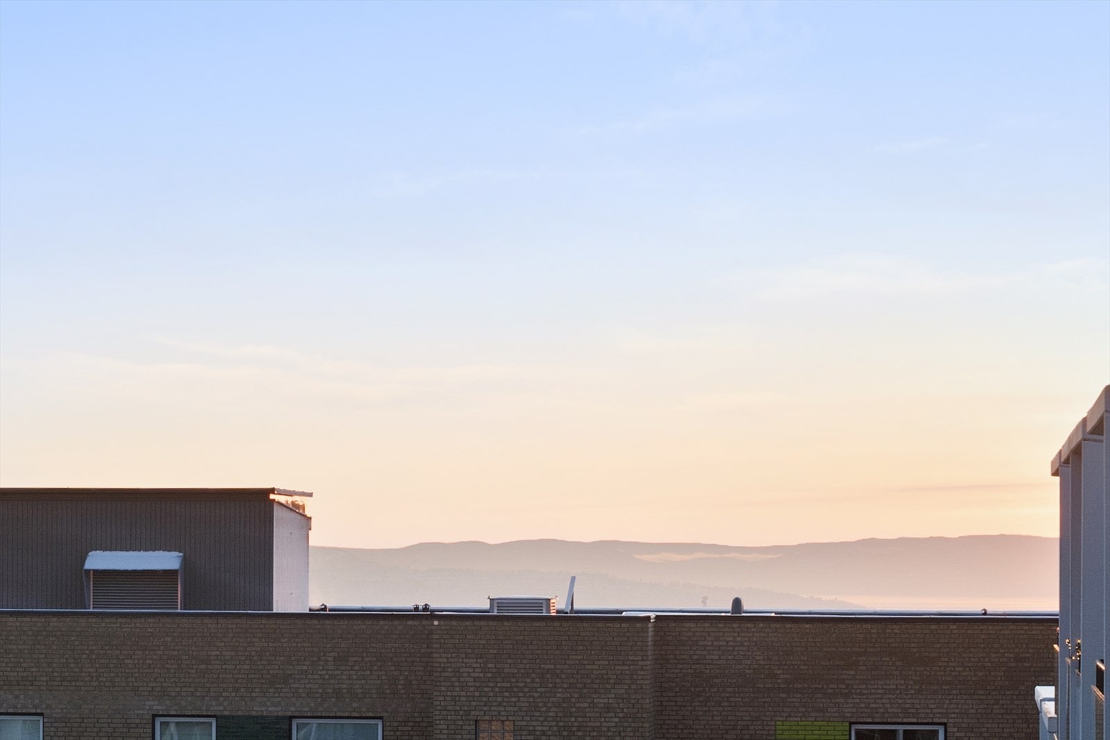 Utsikt fra balkong Galleribilde