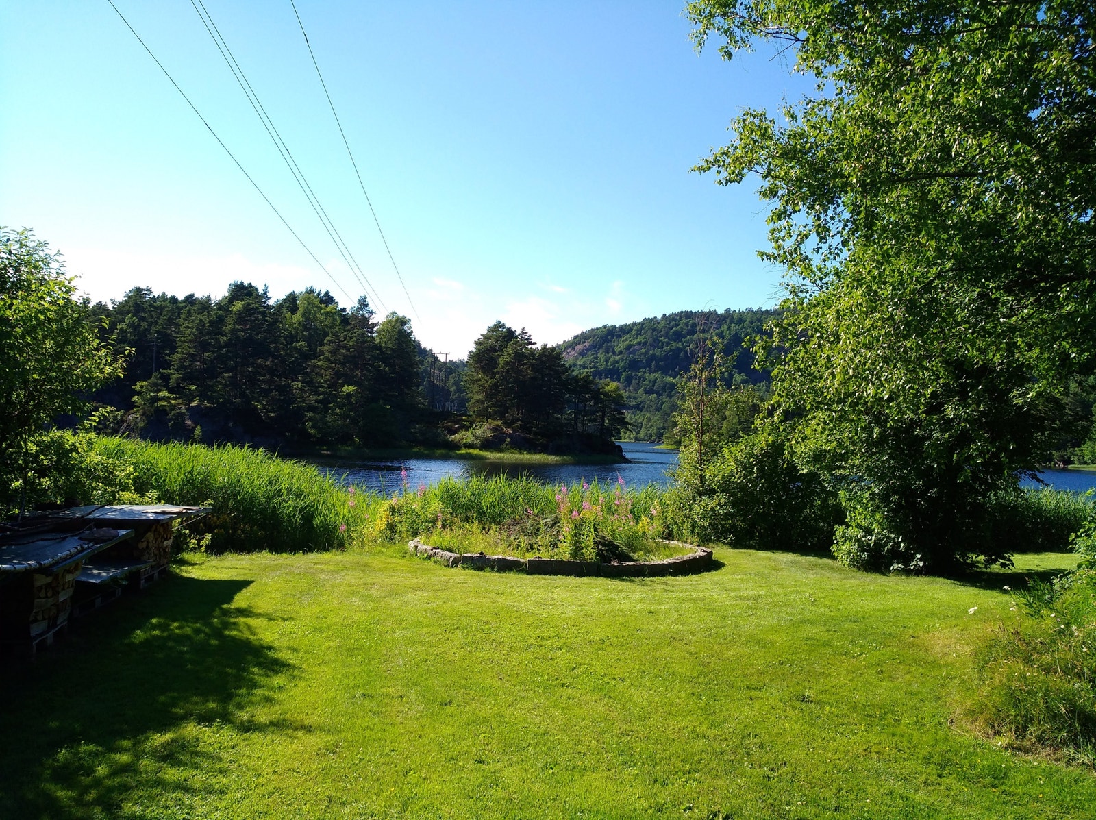 Badeplass i ferskvann Galleribilde