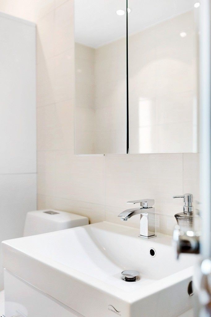 Fliselagt bad med varmekabler Galleribilde