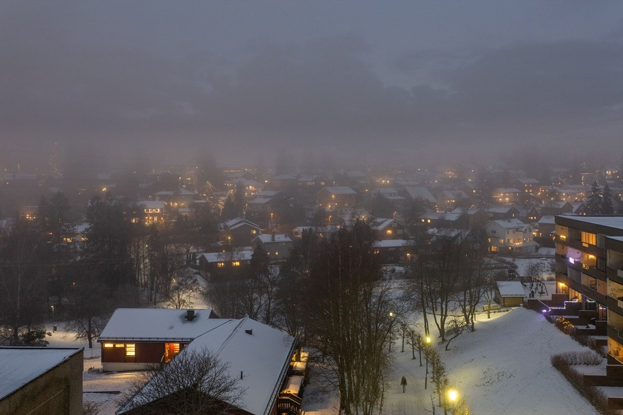 Kveldsutsikt. Galleribilde