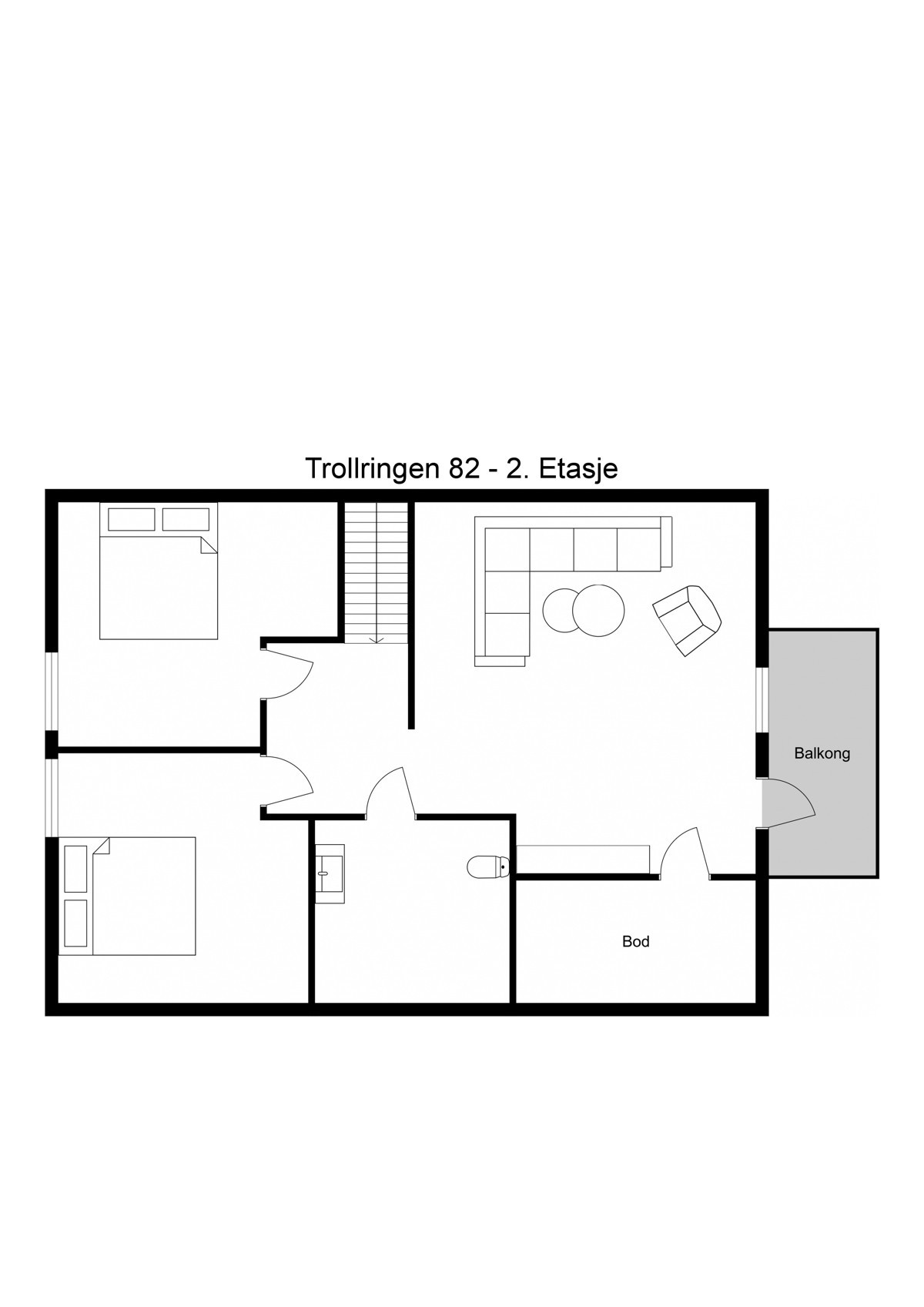 Planskisse 2. etasje