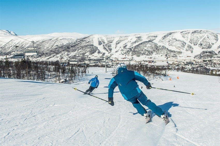 Ca. 10 min. kjøring til alpinanleggene på Geilo. Foto Vegard Breie Galleribilde
