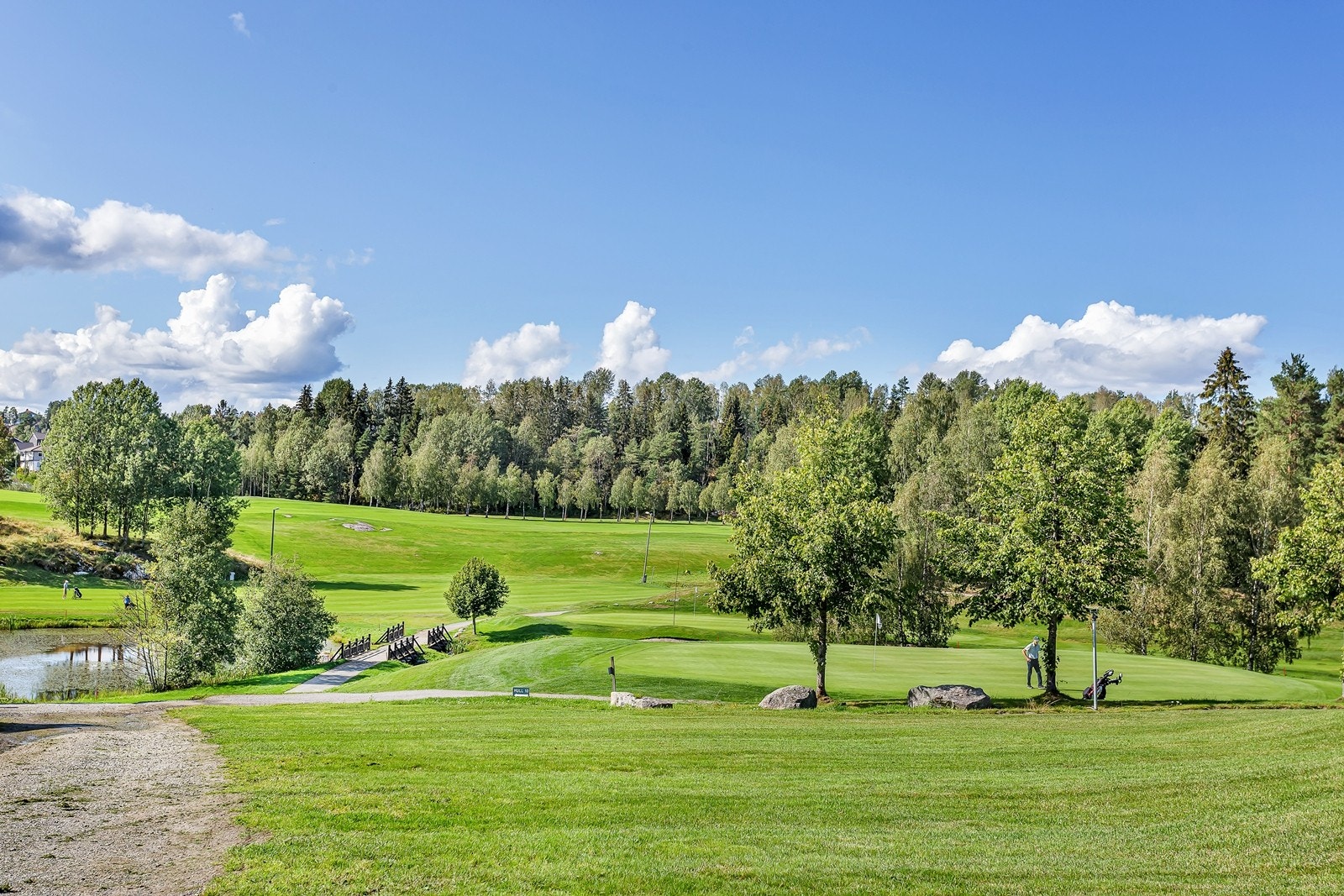 18-hulls golfbane. Galleribilde