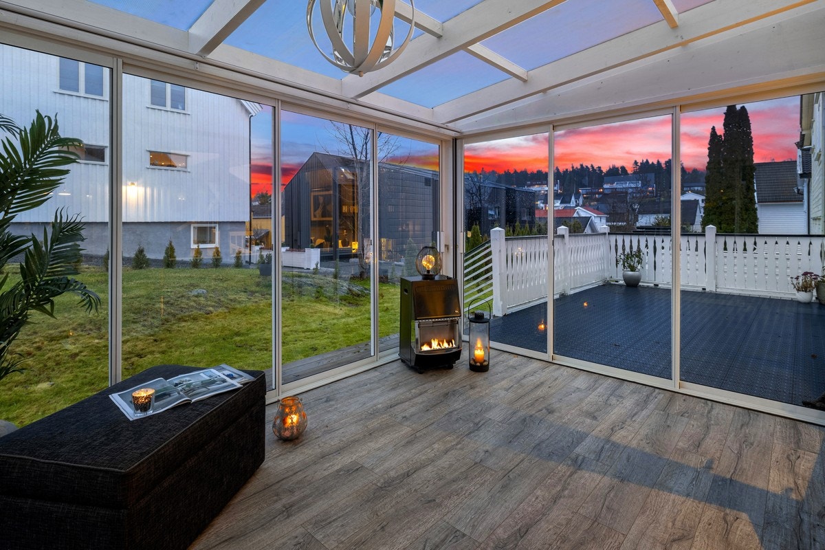 Vinterhagen er fra år 2017. Galleribilde