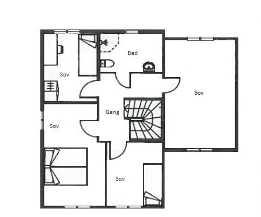 - Plantegning 2 etg - Galleribilde