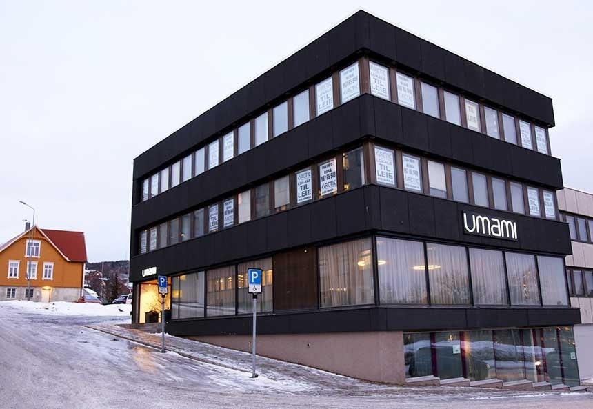 Kontorer med Generalhagen som nærmeste nabo og flott utsikt. Inngang på øversiden av bygget, mot Rådhuset. Galleribilde