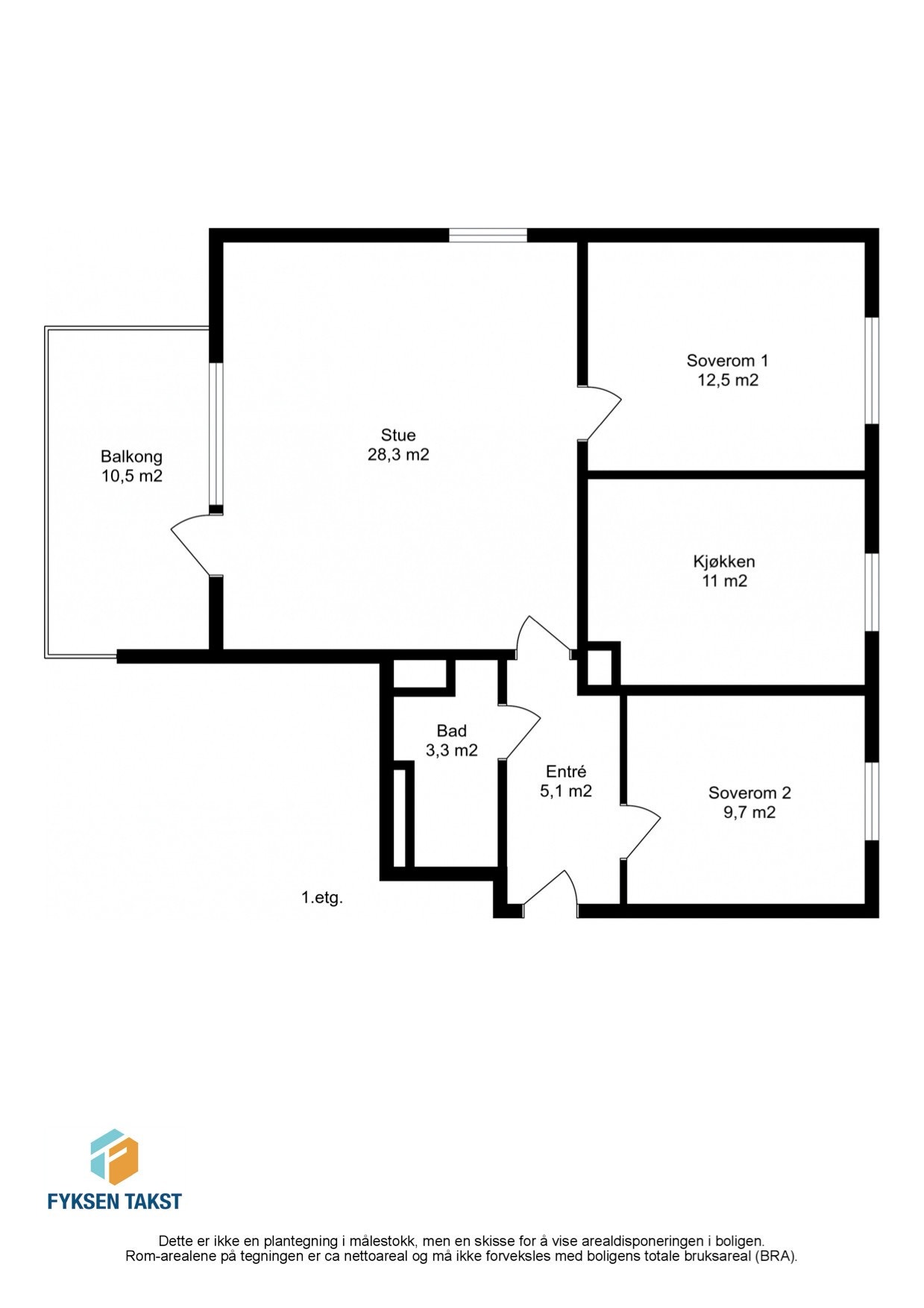 Planskisse. Galleribilde