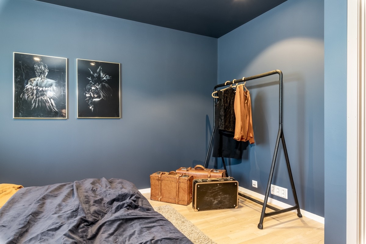 Det største soverommet har en nisje utmerket for å innrede med garderobe. Galleribilde