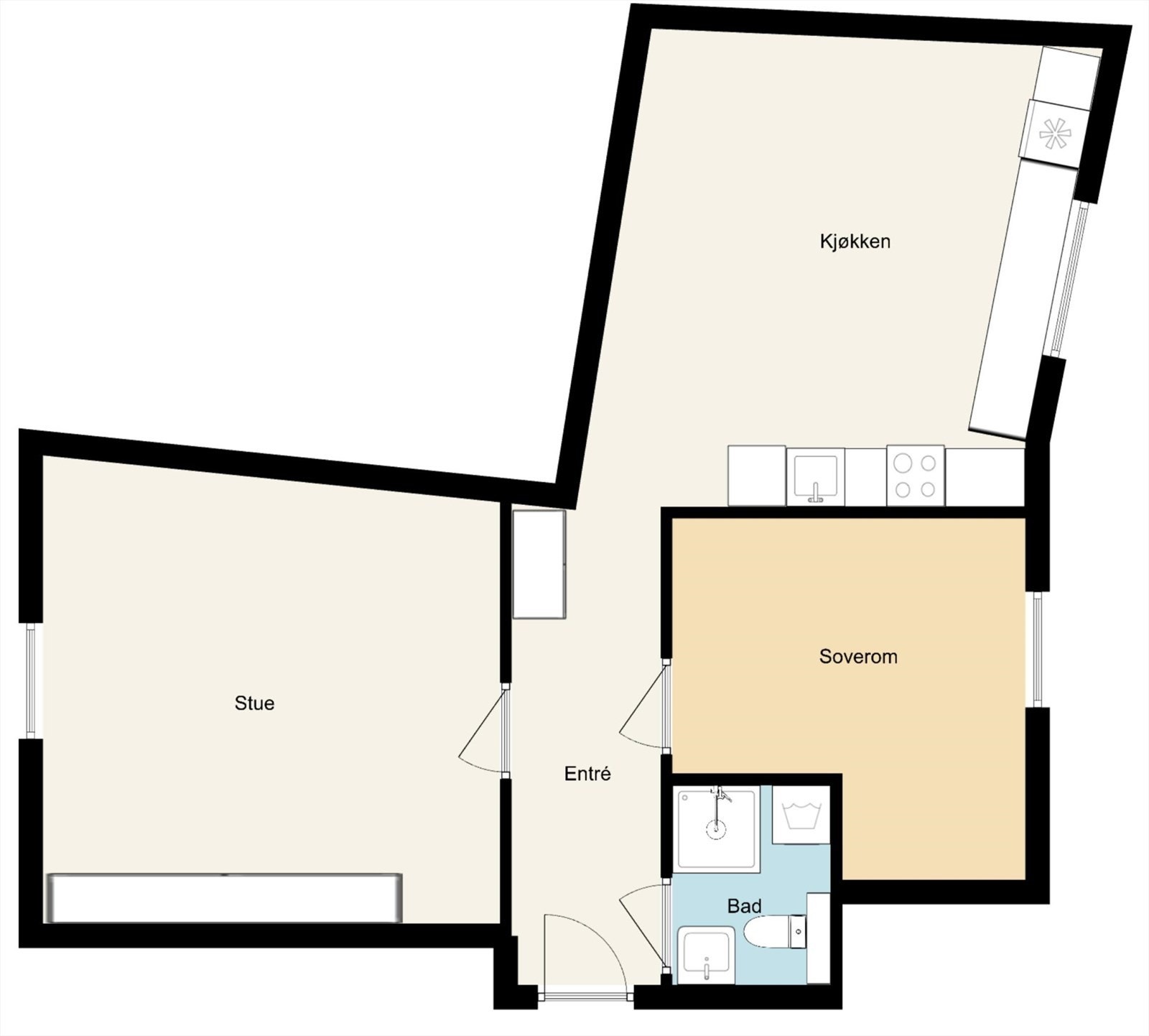 Plantegning Galleribilde