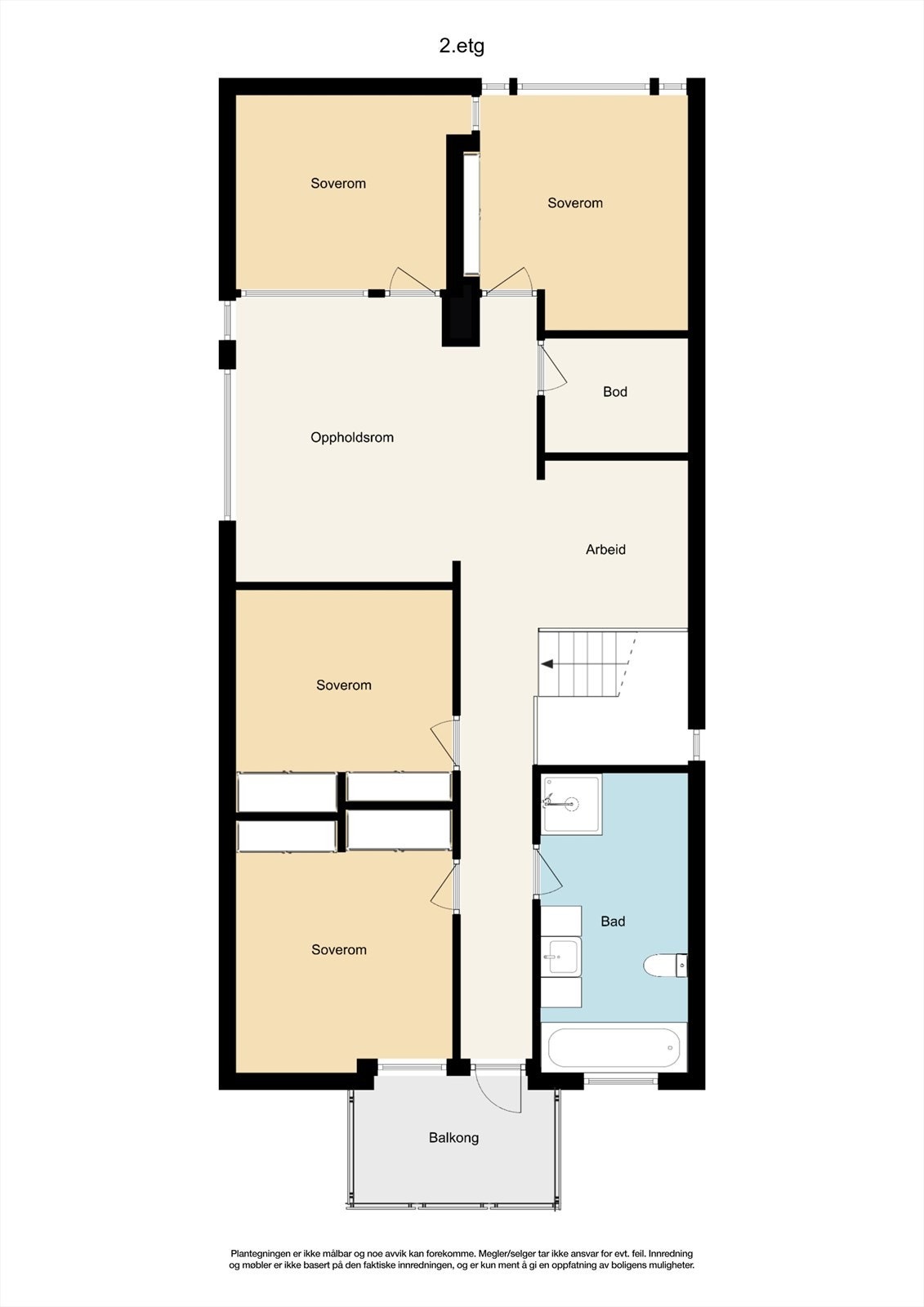 2dplan og 1 Galleribilde