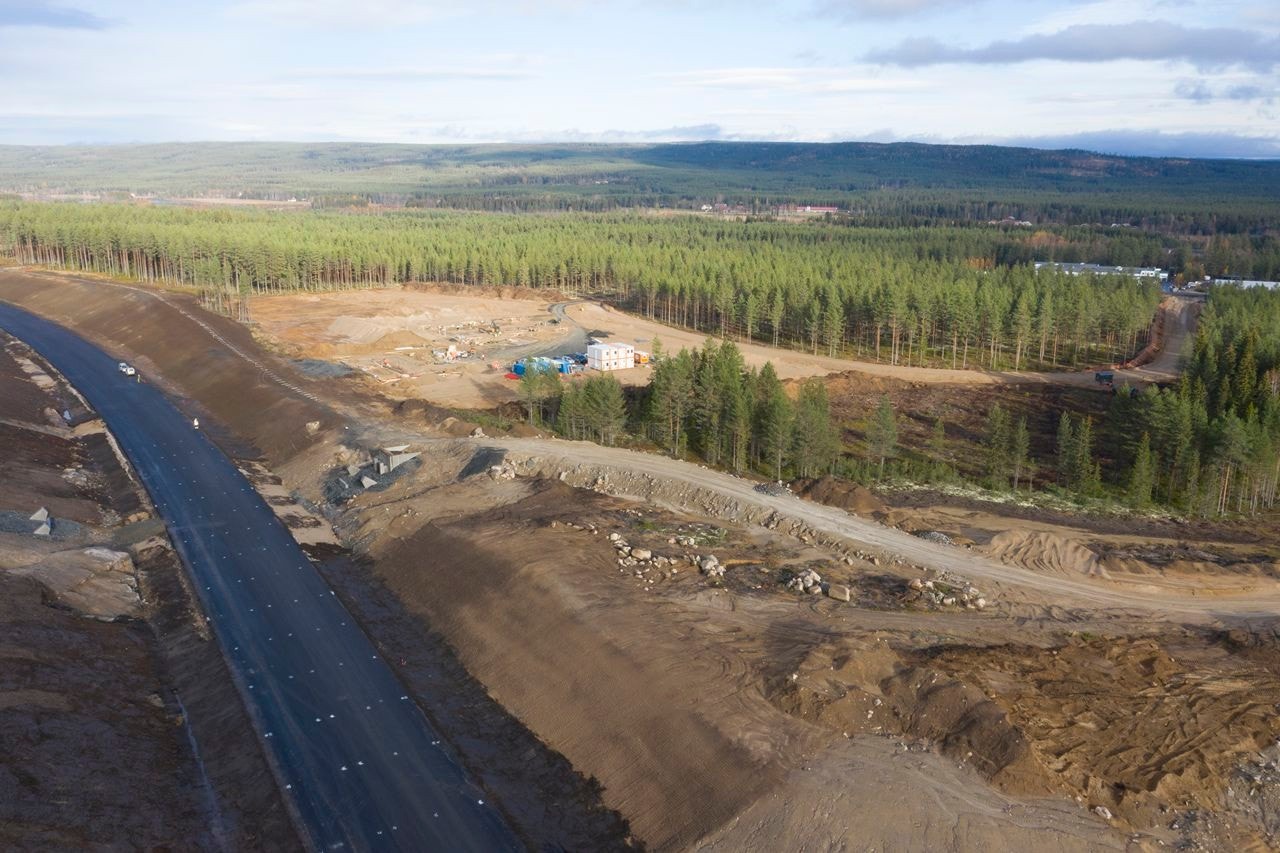 Byggegrunn hovedsaklig bestående av sand, gir enkle og rimelige grunnarbeider. Galleribilde