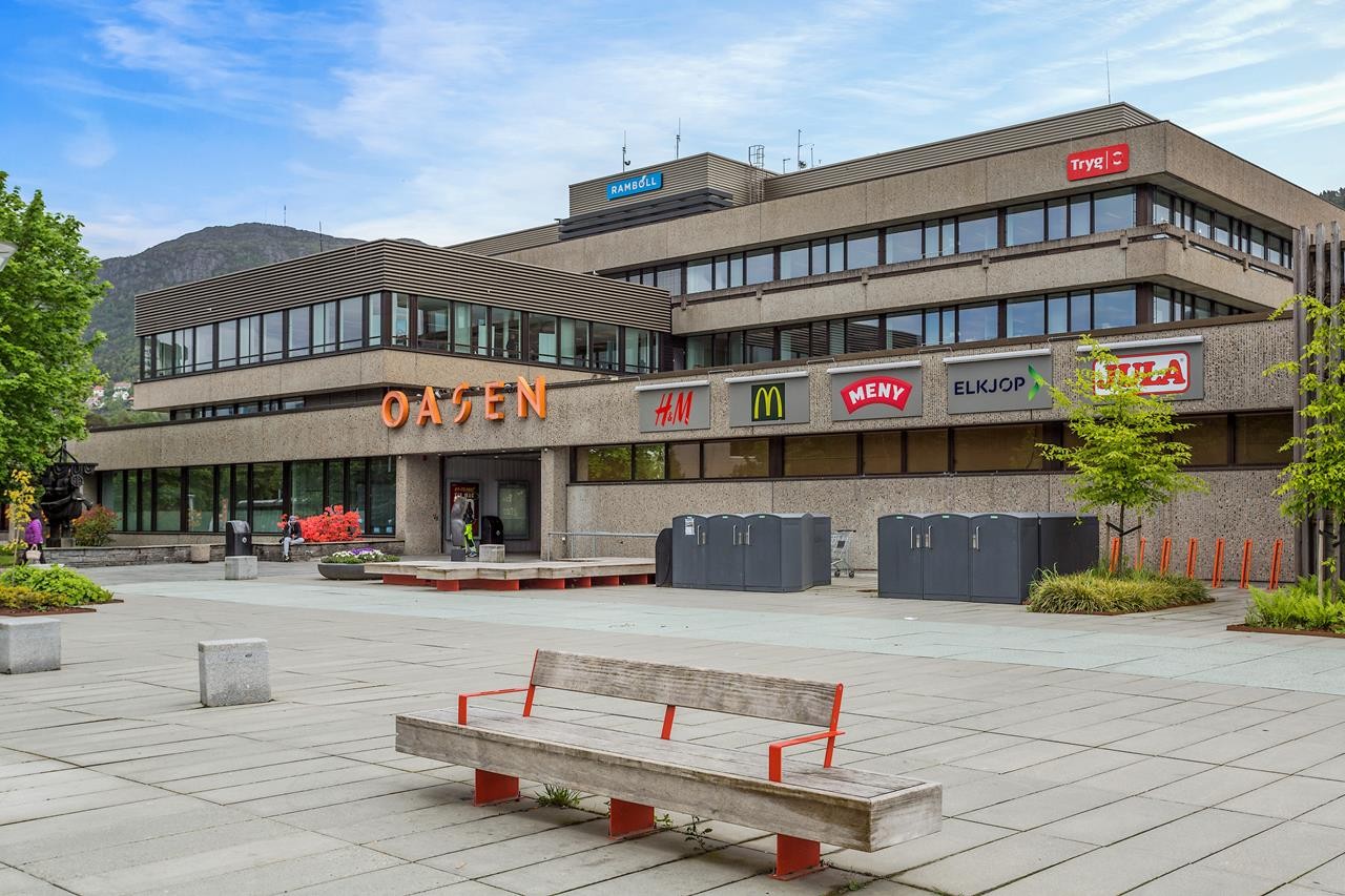 Gangavstand til Oasen Senter Galleribilde