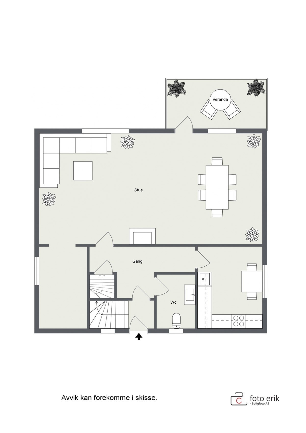 Plantegning Galleribilde