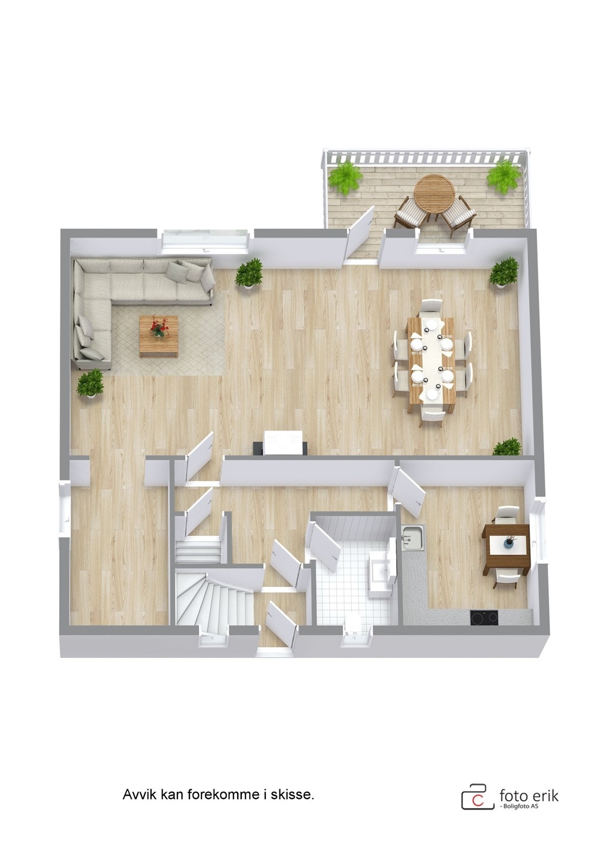 Plantegning Galleribilde