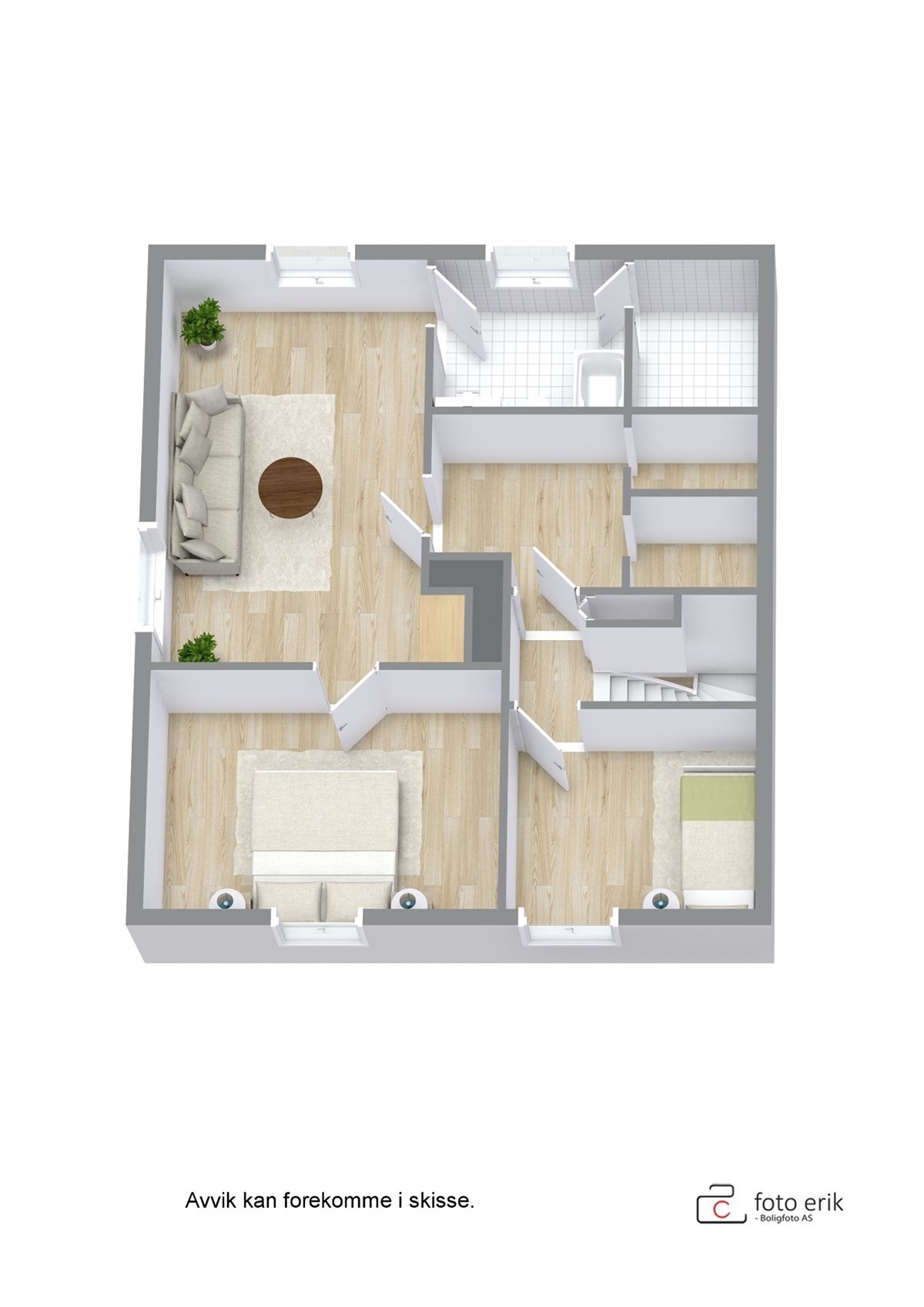 Plantegning Galleribilde