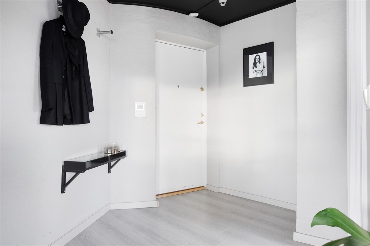 Delikat og stilfull entre. Galleribilde