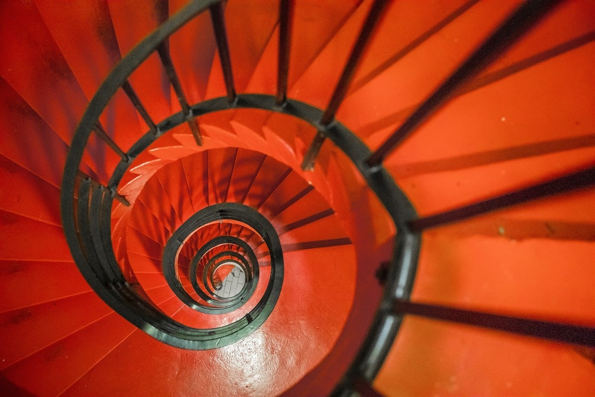 Detalj fra trappeoppgangen Galleribilde