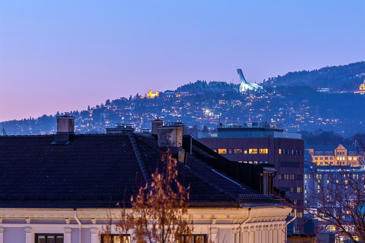 Utsikt helt mot Holmenkollen! Galleribilde