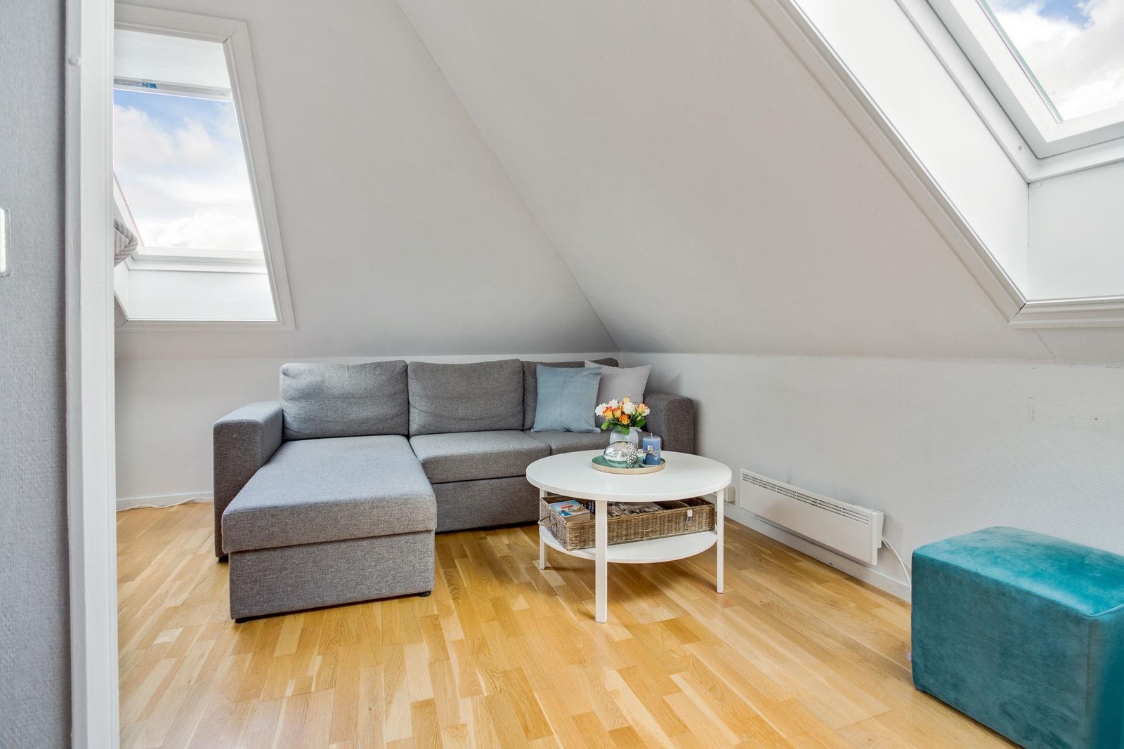 Koselig åpen stue Galleribilde