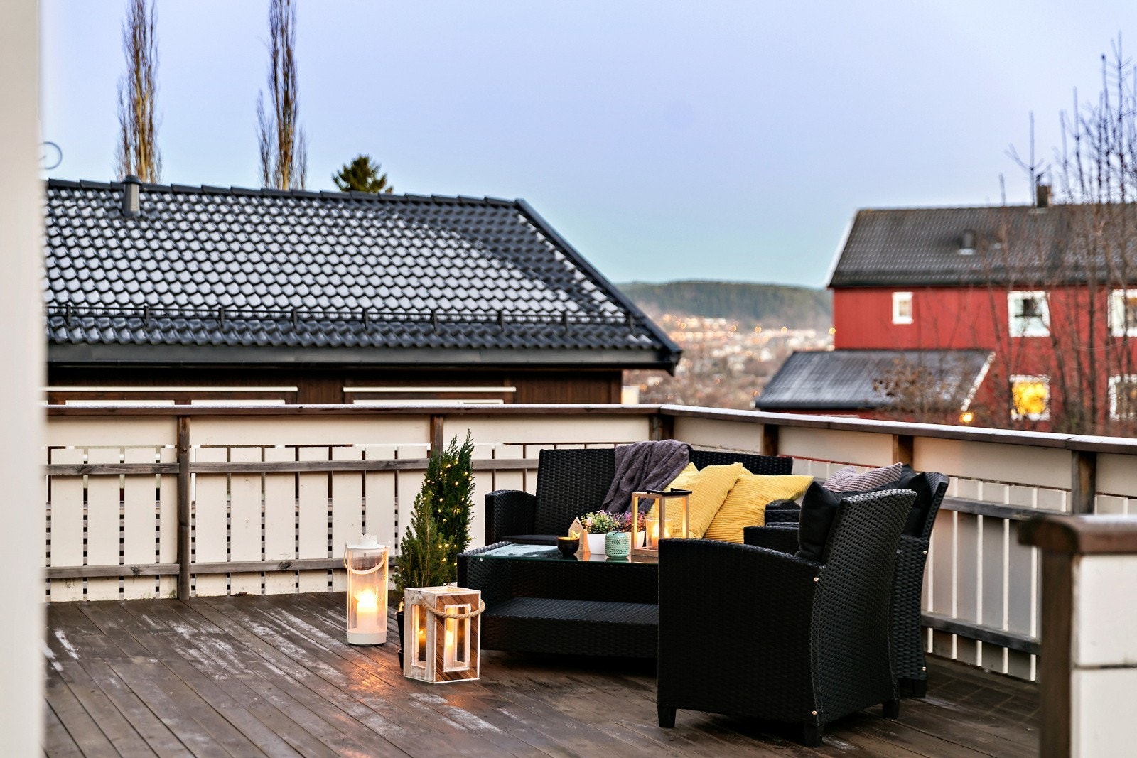Her er det lite gjennomgangstrafikk da Nordhaugsvegen er en blindvei. Galleribilde