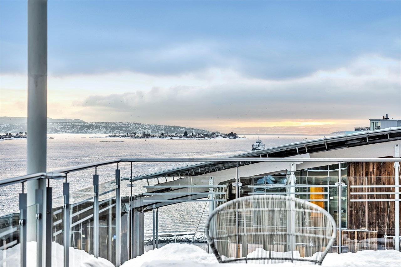 Fantastisk utsikt fra spisestuen. Galleribilde