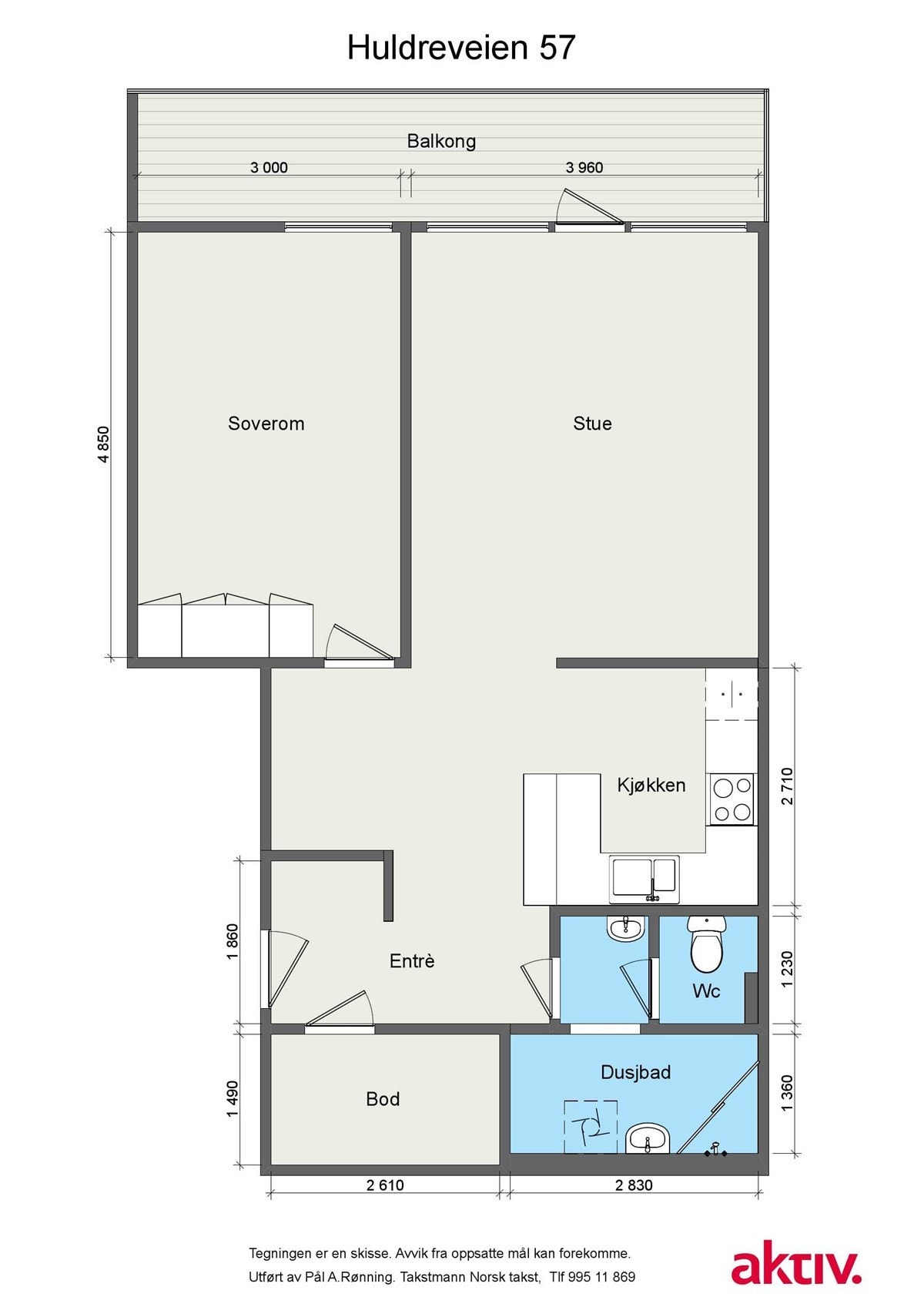 Plantegning Galleribilde