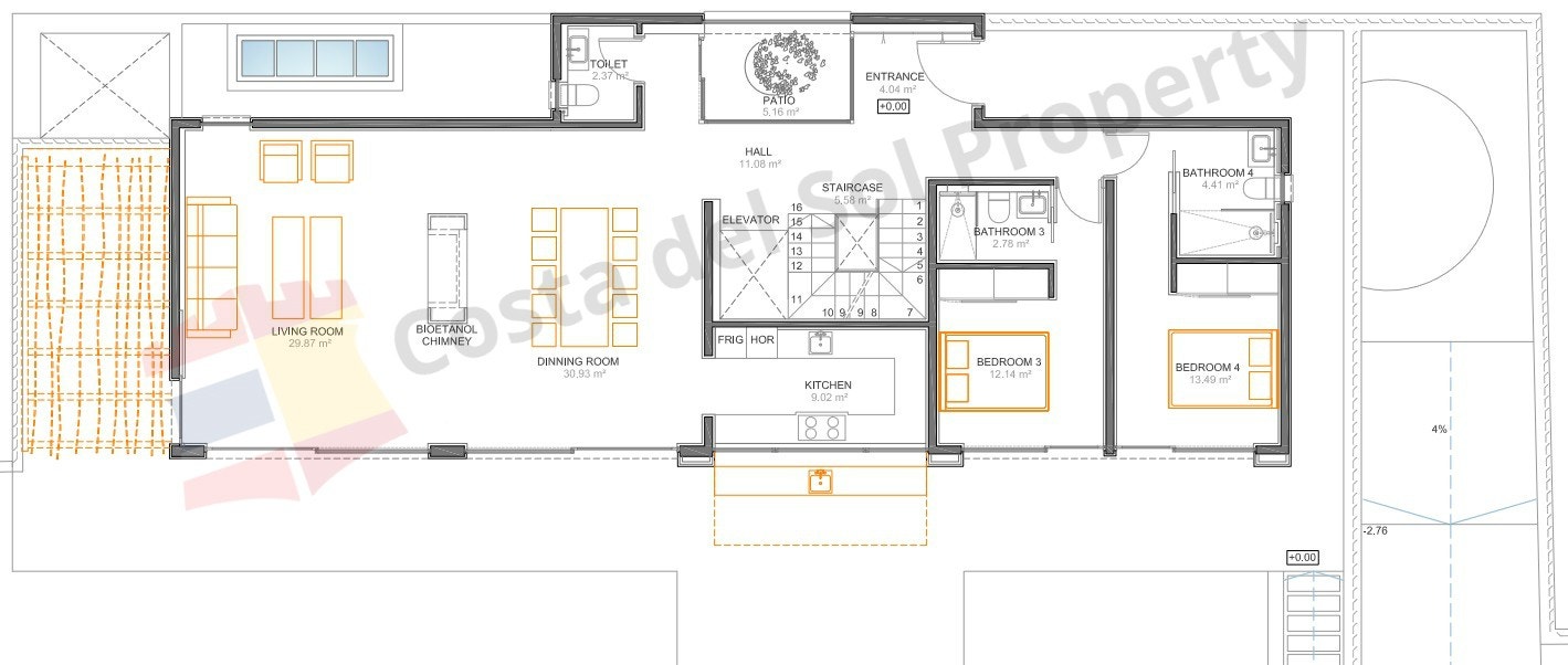 Bakkeplan etasjen - Få tilsendt planløsninger i pdf format for muligheten til zooming. Galleribilde