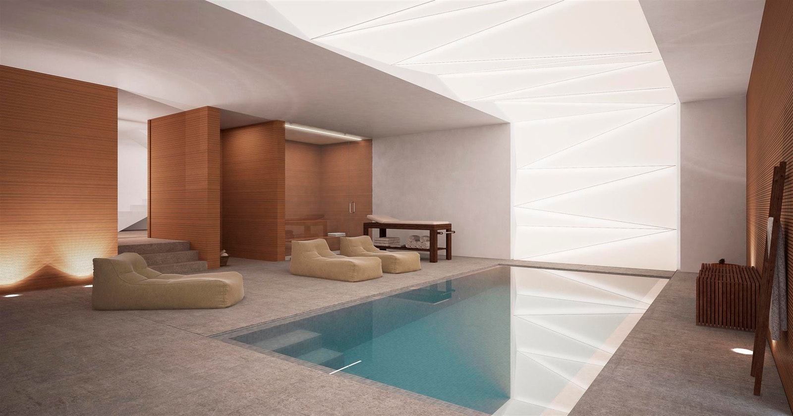 Ditt private SPA/velvære center med 18 m2 basseng og sauna. Galleribilde