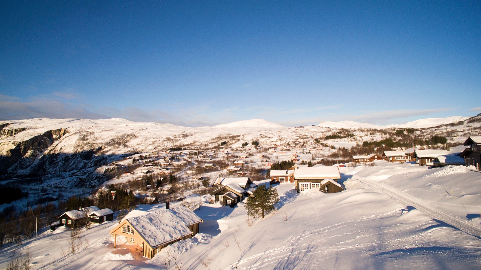 Alle tomtene ligger på solsiden og har utsikt. Galleribilde