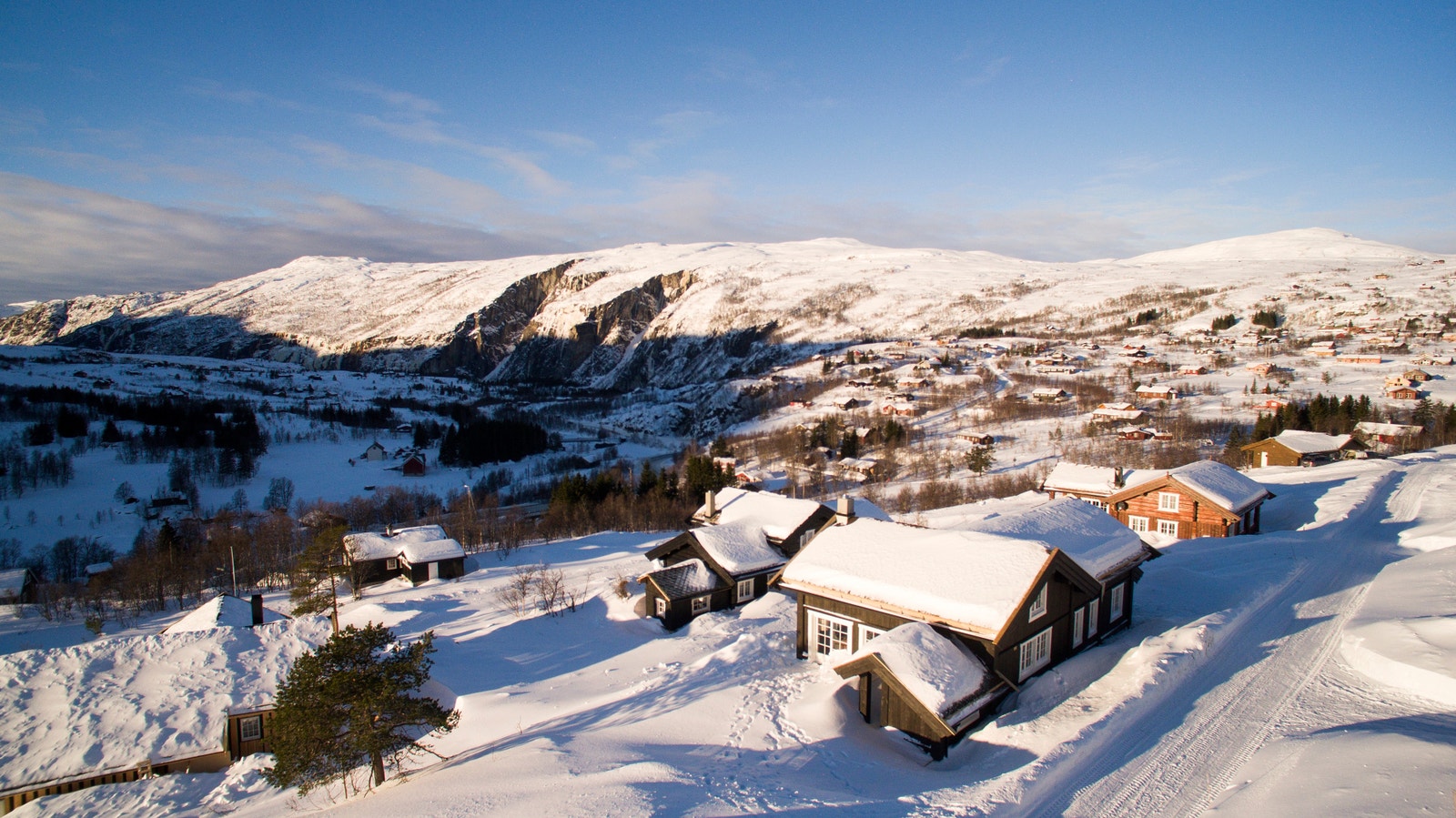 Alle tomtene ligger på solsiden og har utsikt. Galleribilde